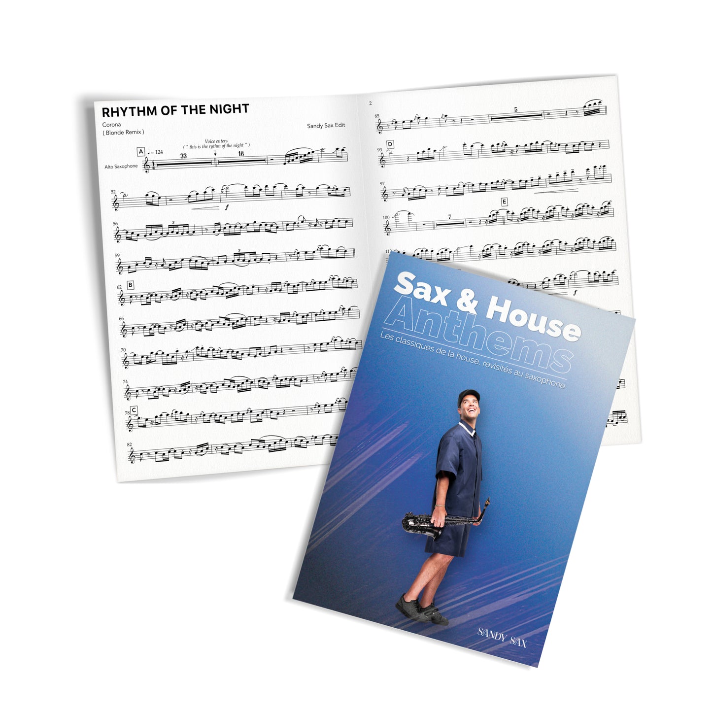 PRE-ORDER - Sandy Sax - Sax & House Anthems - Music Sheets / Partitions